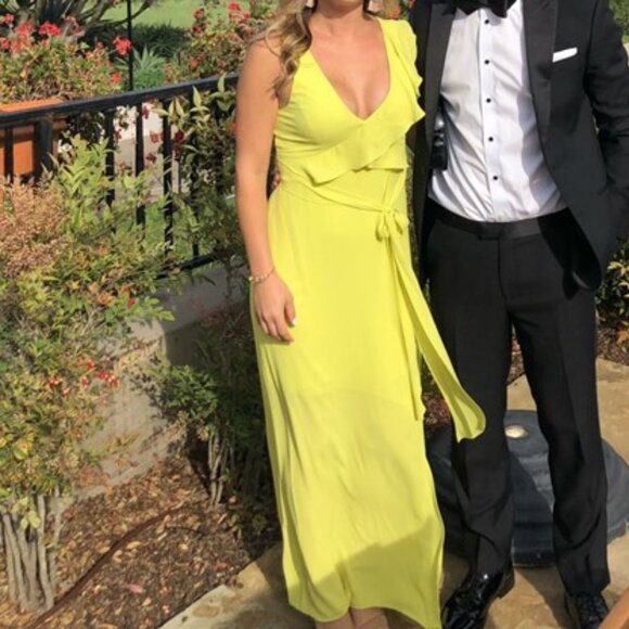 BCBGMaxAzria Neon Maxi Dress - Picture 1 of 4